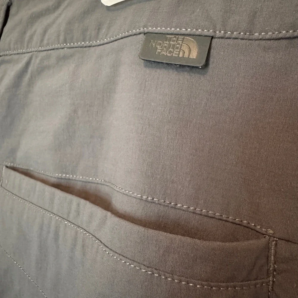 North Face Gray Hiking Pants Rock Away 36 Lightweight‎ Outdoor Stretch Gorpcore